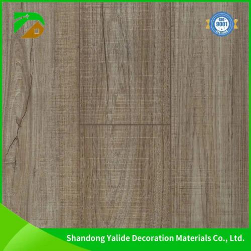 7mm HDF MDF Wood Grain Laminate Flooring with AC4 Wear Layer Piso