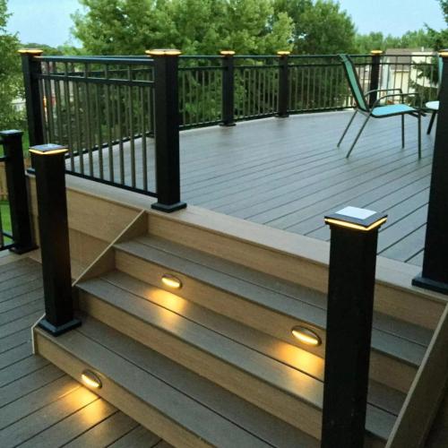 Classic WPC Decking 140*21mm Decking Plank Crack-Resistant Outdoor WPC Floor