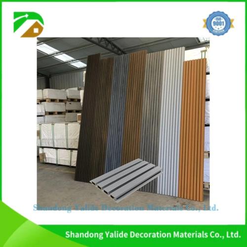 Solid Waterproof Flame Retardant Decorative WPC Wall Panel Bamboo Charcoal Fiber Metal Wood Veneer PVC Wallboard