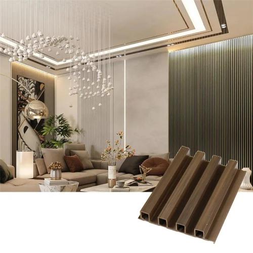 Top Selling WPC Contemporary Style Co-Extrusion Exterior WPC Fluted Wall Panel