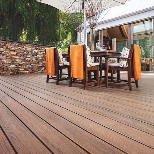 WPC Outdoor Foundation System Landscape Bridge Exterior Eco Decking Floor Manufacture on Sale WPC Decking